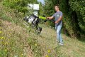 Mowing even in extremely sloping and uneven grounds has never been that easy. 