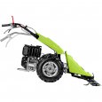 The GF 2's weight distribution was designed to ensure stability when mowing on slopes.